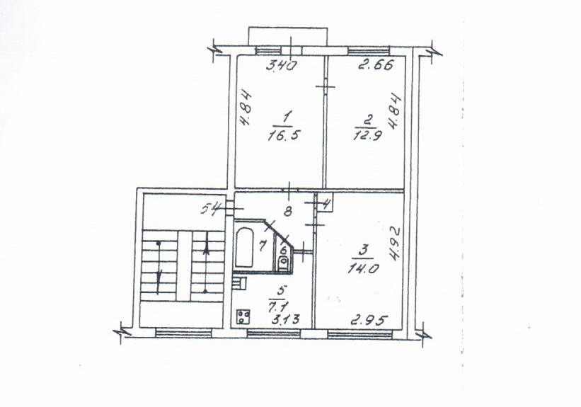 14/43 доли в праве общей долевой собственности в жилом помещении – квартире, общей площадью 58,6 кв.