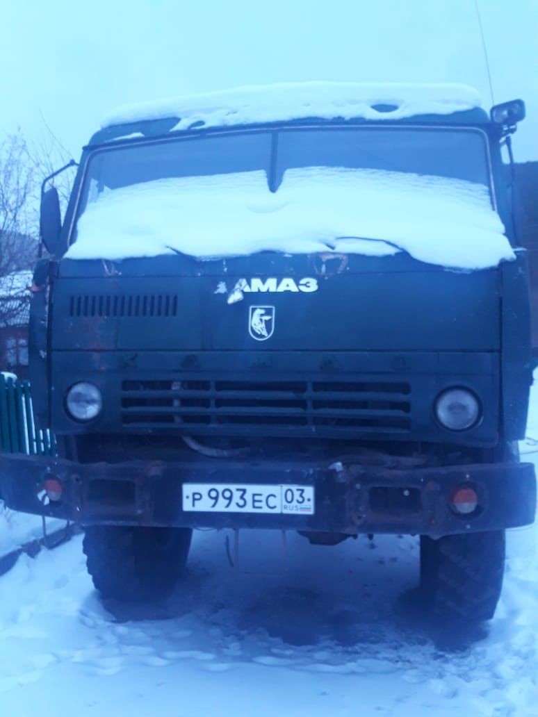 Транспортное средство КАМАЗ-44108, 1989 года выпуска, номер шасси (рамы) 0019627, цвет - зеленый, ре