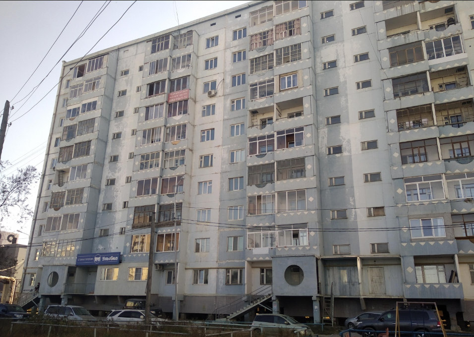 Квартира, общая площадь 55 кв.м., кад.№14:36:104015:4615, местонахождение: г. Якутск, ул. Петра Алек