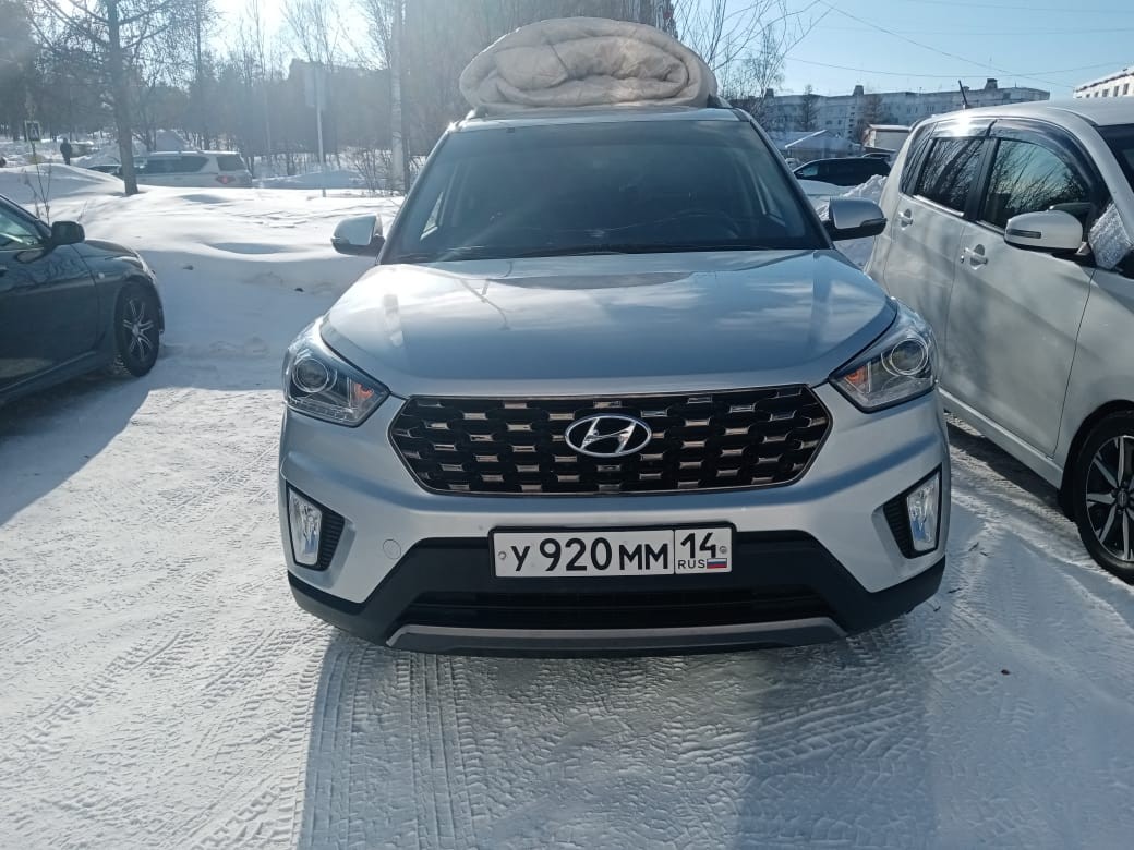 Транспортное средство Hyundai Creta, цвет - серый, 2021 г.в., г/н У920ММ14, VIN Z94G3813DMR336015, б