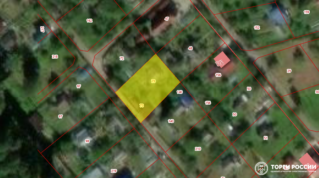 ТОРГИ.Доля 1/2 в праве общей долевой собственности на земельный участок площадью 592  кв.м с кадастр
