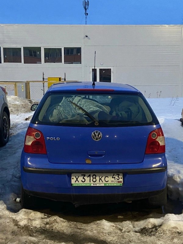 Автомобиль Volkswagen Polo 1.2 легковой комби (хэтчбек) 2002 г.в, цвет – синий, г/н Х318КС43, (VIN) 
