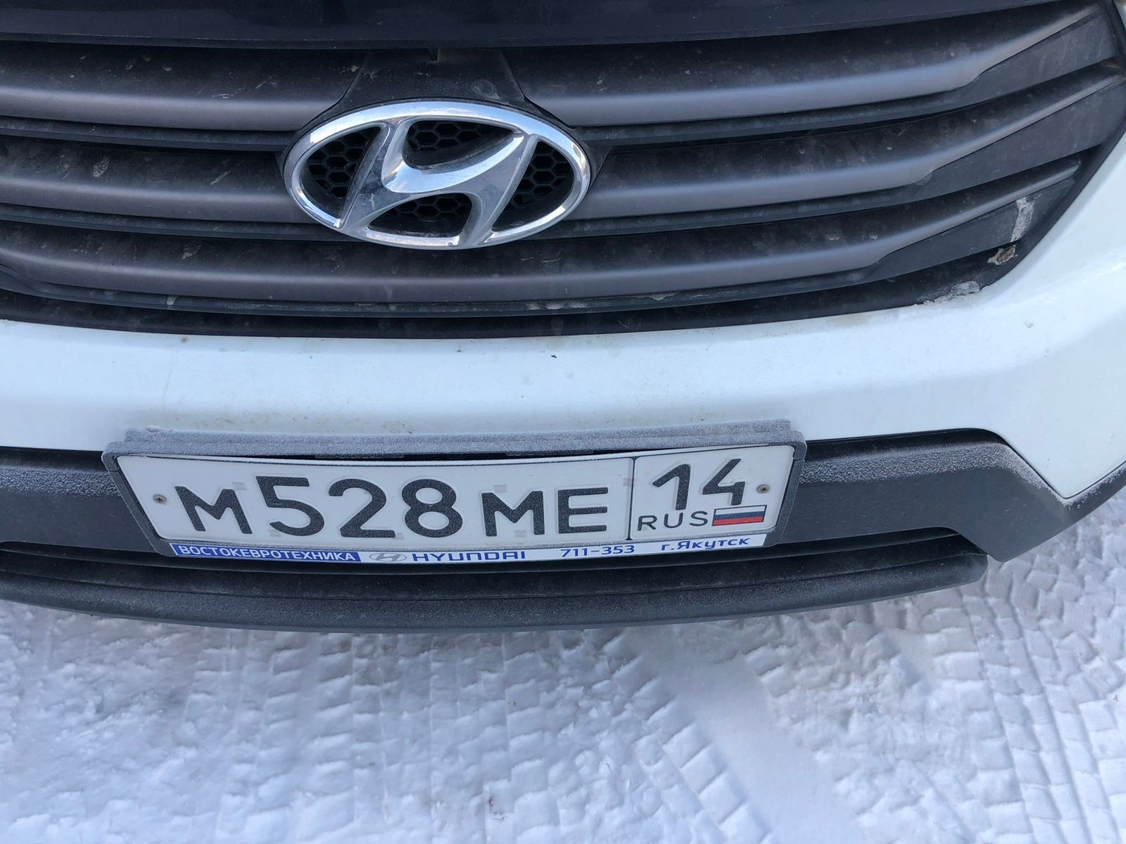 Транспортное средство Hyundai Creta, 2019 г.в., г/н М528МЕ14, цвет - белый, VIN Z94G2811DKR188752. М