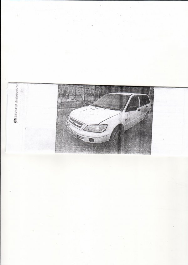Транспортное средство – автомобиль Мицубиси Лансер, 2003 г.в., рег. номер О401ВЕ142, цвет – белый, (