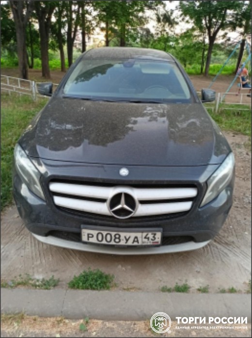 Лот № 12/20. Автомобиль Mercedes-Benz GLA 200 легковой комби (хэтчбек) 2014 года выпуска, цвет - чер