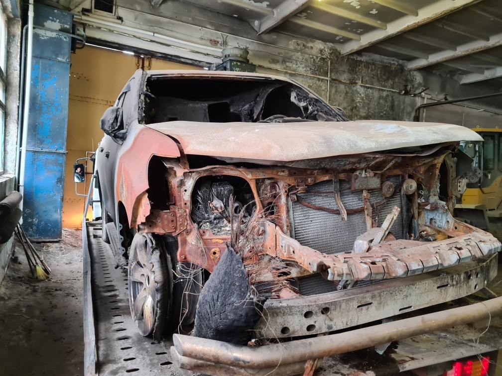 Автомобиль Toyota Land Cruiser 150, 2018 г. в., VIN JTEBR3FJ80K096461. Многочисленные повреждения в 